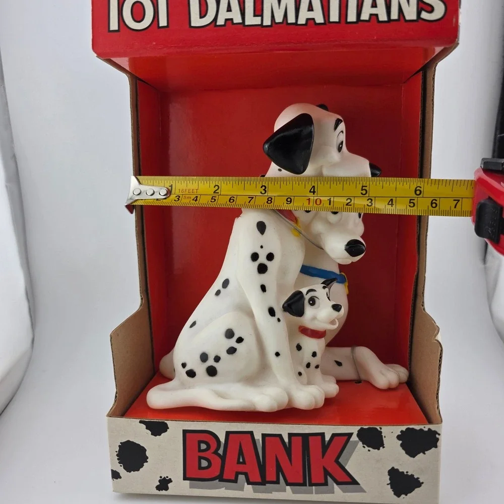 101 Dalmatians Dog Bank Pongo Perdita Puppy Happiness Express Disney NIB Vintage